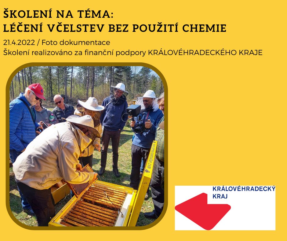 Foto ze školení školení na téma Léčení včelstev bez použití chemie - dne 21.4.2022
